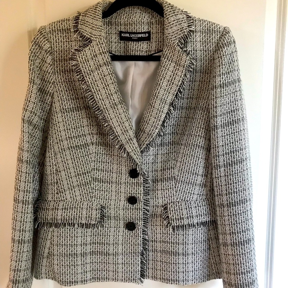 NEW, KARL LAGERFELD BLAZER